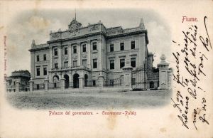 MUO-032366: Rijeka - Guvernerova palača: razglednica