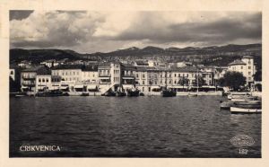 MUO-040849: Crikvenica -  Panorama s mora: razglednica