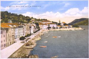 MUO-044993: Korčula, šetalište kralja Tomislava: razglednica