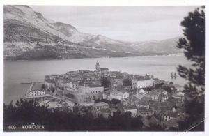 MUO-033809: Korčula - Panorama: razglednica