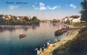 MUO-045047: Karlovac. Kupski most.: razglednica