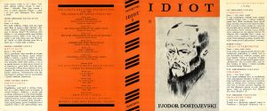 MUO-008040/08: Fjodor Dostojevski: Idiot II: ovitak za knjigu