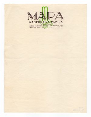 MUO-008307/32: MAPA konfekcija papira: listovni papir