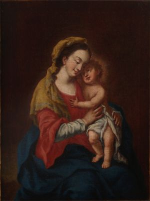 MUO-004579: Bogorodica s djetetom: slika