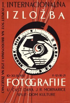 MUO-027238: I. internacionalna izložba fotografije 1957: plakat