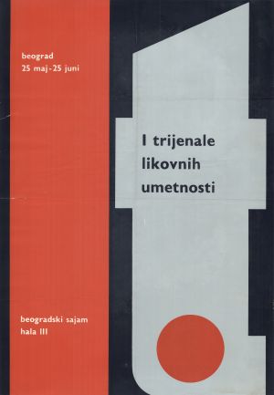 MUO-027261: I trijenale likovnih umetnosti, Beograd: plakat