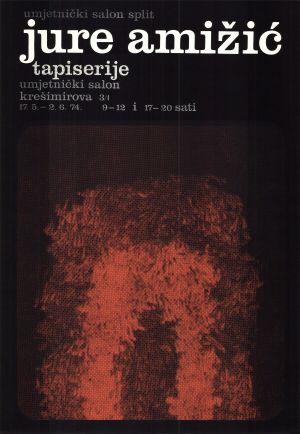 MUO-027459: Jure Amižić - tapiserije: plakat