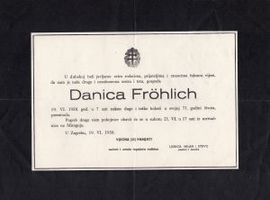 MUO-023303: Danica Fröhlich: osmrtnica