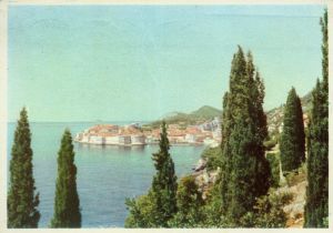 MUO-033800: Dubrovnik - Panorama: razglednica