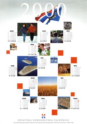 MUO-030743: Hrvastka demokratska zajednica 2000: kalendar