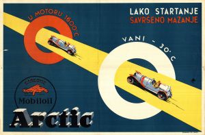 MUO-023343: Arctic Mobiloil: plakat