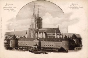 MUO-015625/21: Zagreb - Katedrala : Zagreb - Cathedral: razglednica