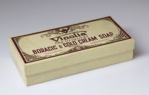 MUO-021579: Vinolia The Original BORACIC & COLD CREAM SOAP: kutija za sapun