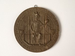 MUO-004009: Pečat cara Karla IV: reljef