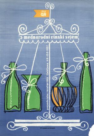 MUO-027603: 3.mednarodni vinski sejem: plakat