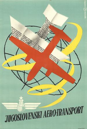 MUO-027232: Jugoslovenski aero-transport: plakat