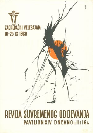 MUO-027256: Revija suvremenog odijevanja, Zagrebački velesajam 1960: plakat