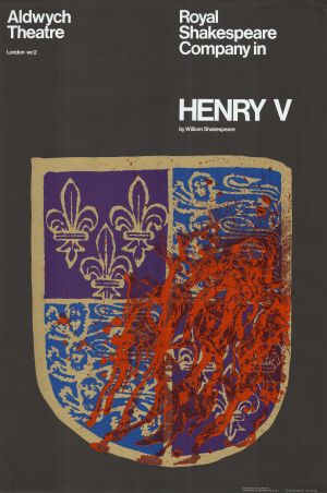 MUO-027395: Henry V by William Shakespeare: plakat