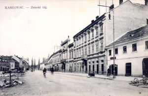 MUO-045030: Karlovac, Zrinski trg: razglednica
