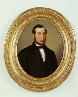 MUO-030113: Portret muškarca iz obitelji Georgijević de Apadia: slika