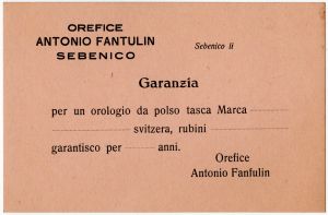 MUO-042341: Orefice Antonio Fantulin: garantni list