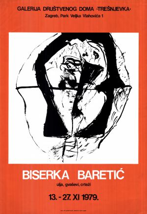 MUO-019715: Biserka Baretić ulja, gvaševi, crteži: plakat