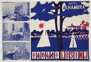 MUO-050041: Hotel Alhambra, Lošinj: brošura