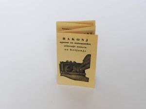 MUO-048236/03: Bakony: uputstvo
