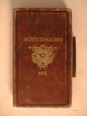 MUO-032244: Architekten Kalender 1871.: rokovnik