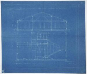 MUO-044402/11: Paviljon Kraljevine SHS za EXPO u Parizu 1925.: arhitektonski nacrt