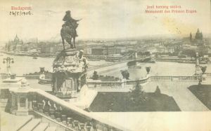 MUO-008745/847: Budimpešta - Spomenik princu Eugenu: razglednica