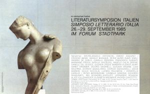 MUO-022354: im steirischen herbst LITERATURSYMPOSION ITALIEN: plakat