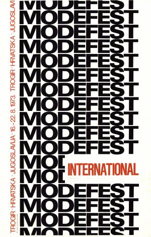 MUO-027363: Modefest international: plakat