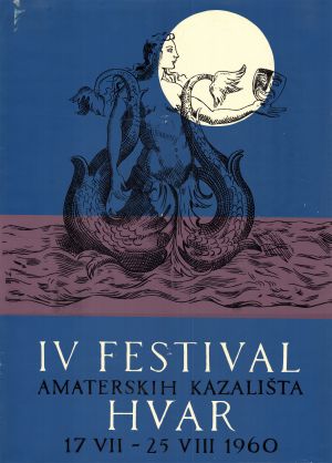 MUO-027227: IV festival amaterskih kazališta: plakat