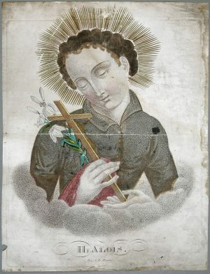MUO-025705: Sveti Alojzije Gonzaga: grafika