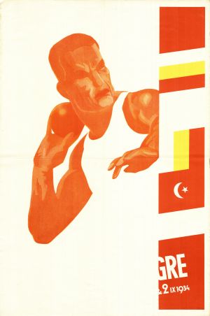 MUO-023341/04: V. balkanske igre: probni otisak plakata