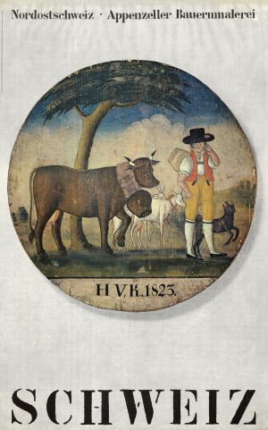 MUO-021931: Nordostschweiz - Appenzeller Bauernmalerei: plakat