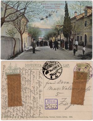 MUO-042522: Kraljevica - Strossmayerova ulica: razglednica