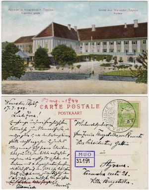 MUO-032191: Varaždinske Toplice - Zgrada kupališta: razglednica