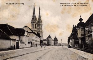 MUO-032407: Zagreb - Katedrala s Kaptolom: razglednica