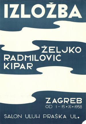 MUO-027511: Izložba Željko Radmilović - kipar: plakat