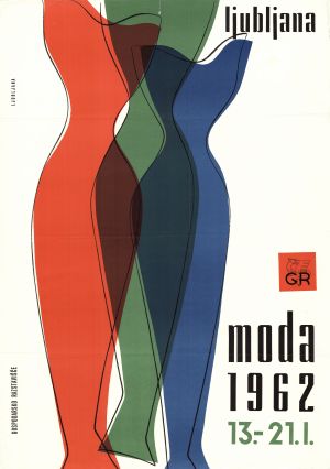 MUO-026963: moda 1962  Ljubljana: plakat