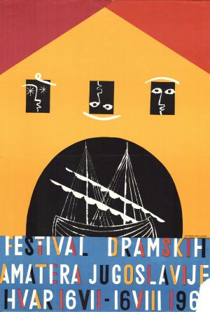 MUO-027431: Festival dramskih amatera Jugoslavije: plakat