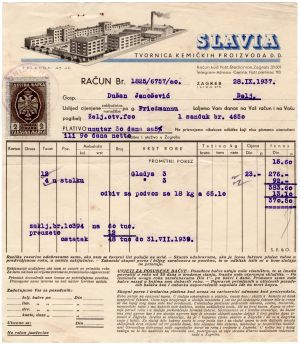 MUO-048970: Slavia: račun