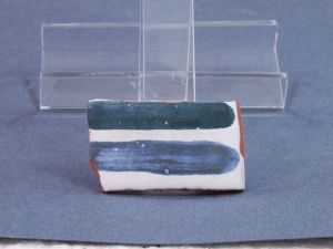MUO-039833/03: Fragment ocakljene gline: fragment ocakljene gline