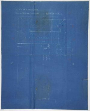 MUO-044402/18: Paviljon Kraljevine SHS za EXPO u Parizu 1925.: arhitektonski nacrt