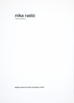 MUO-050541/06: Naslovni list grafičke mape Nike Radić: naslovni list