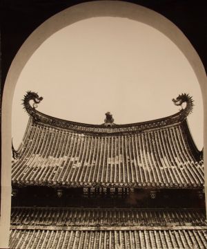 MUO-035641: Kineski hram, Penang, 1956.: fotografija