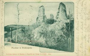 MUO-045377: Podsused - ruševine starog grada: razglednica
