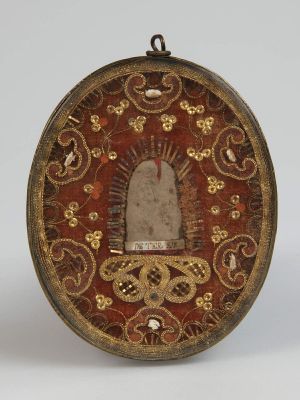 MUO-024006: Relikvija sv. Ivana Nepomuka: relikvijar - medaljon